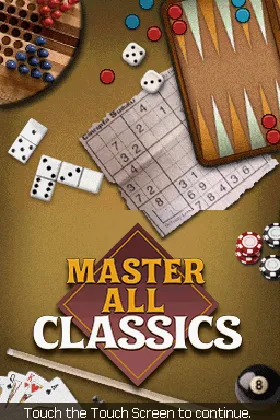 Master All Classics (Europe) (En,Fr,De,Es,It) screen shot title